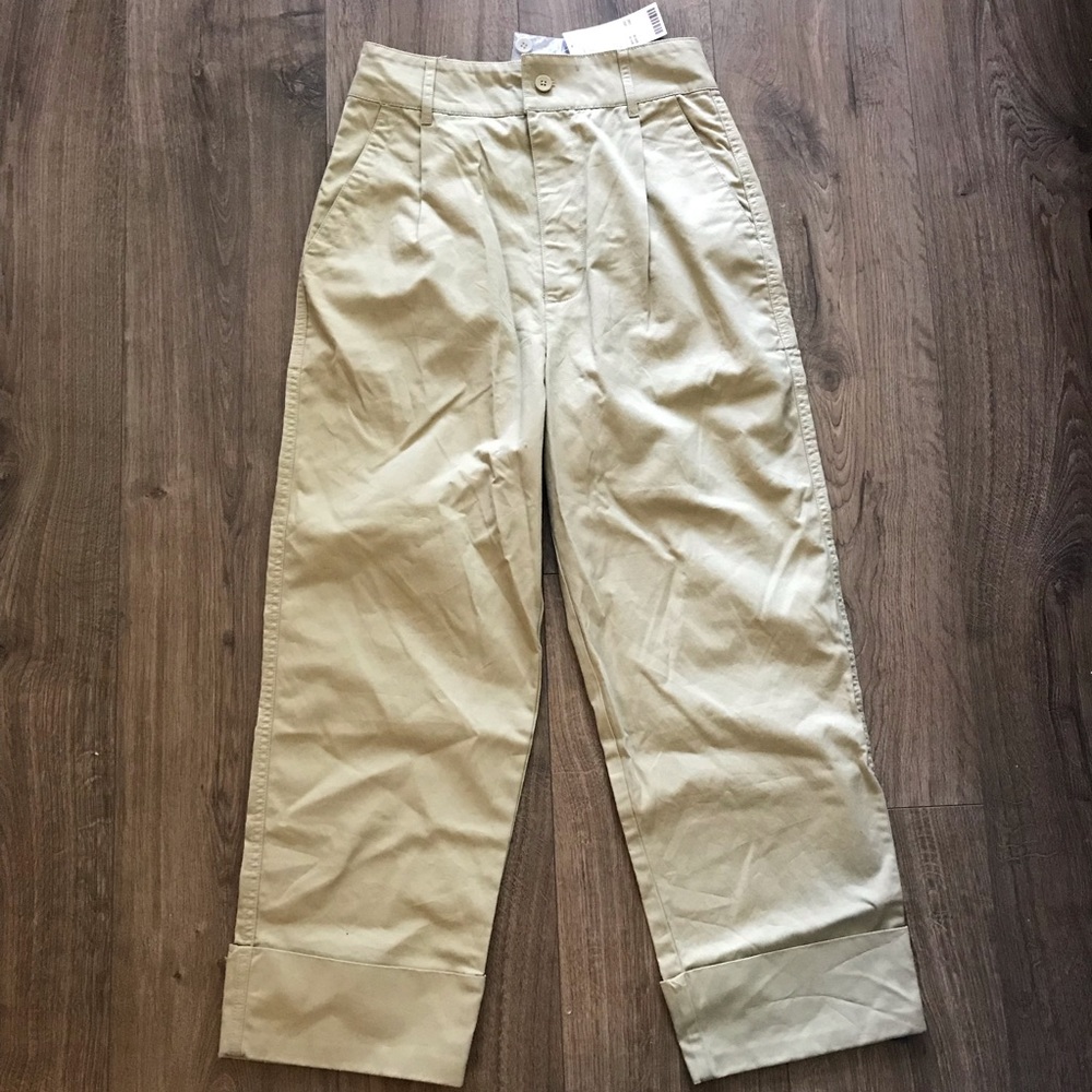 UO High Rise, Wide Leg Khakis